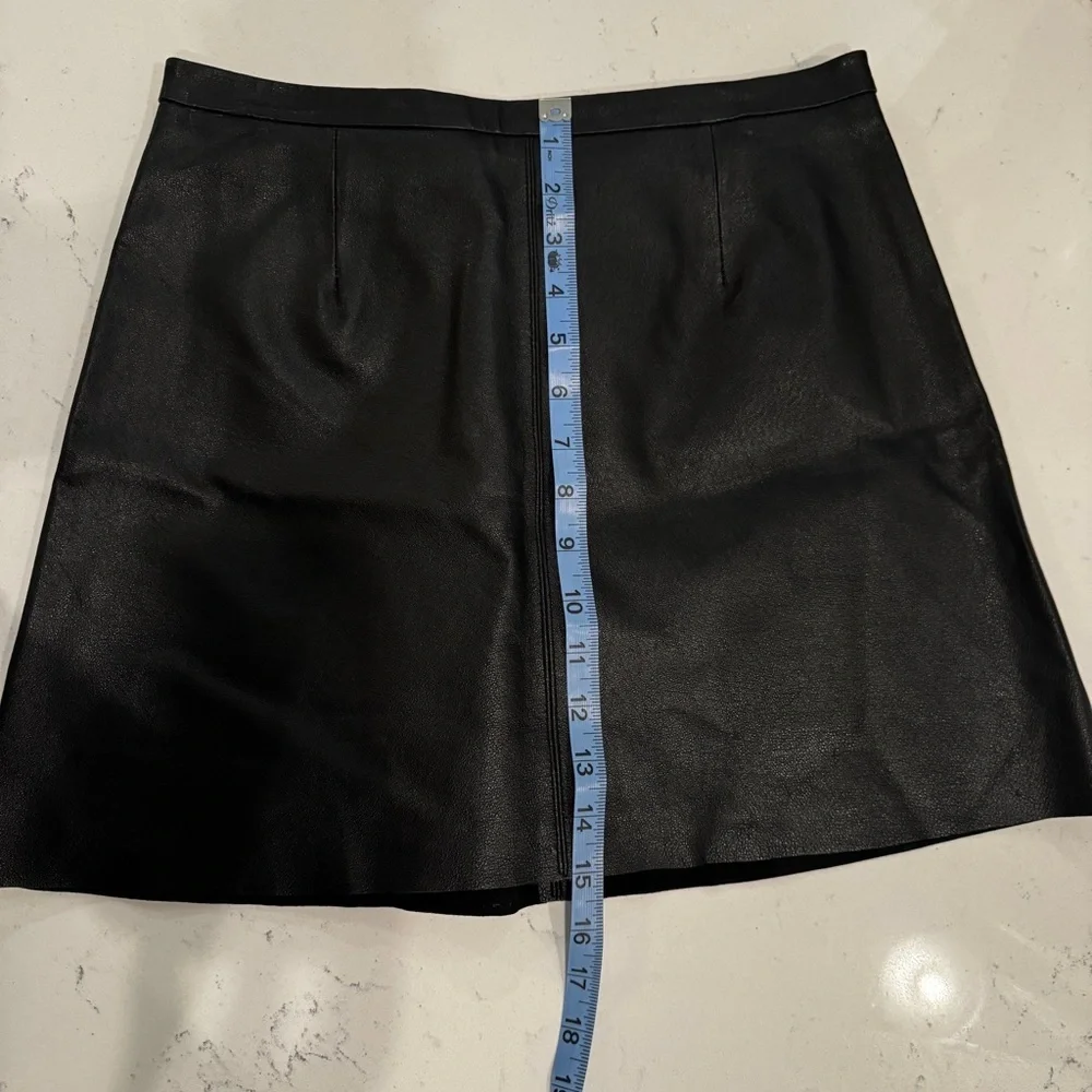 CUPCAKES AND CASHMERE | 100% Leather Skirt - Picture 16 of 16
